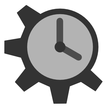 Download free wheel clock hour needle icon